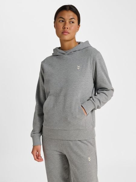 Bluza damska z kapturem Hummel Pulse. Szare bluzy Hummel, l, bez wzorów, z bawełny, z kapturem. Za 212.00 zł.