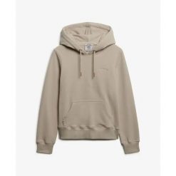 Bluza damska z kapturem Superdry Essential Logo Emb Hb. Szare bluzy sportowe Superdry, xs, bez wzorów, z kapturem. Za 293.45 zł.
