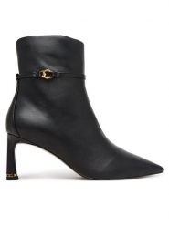 Coccinelle Botki C-look E4 VTK 11 01 01 Czarny. Czarne botki Coccinelle, bez wzorów, ze skóry, bez obcasa, na słupku, bez zapięcia. Za 1,299.00 zł.