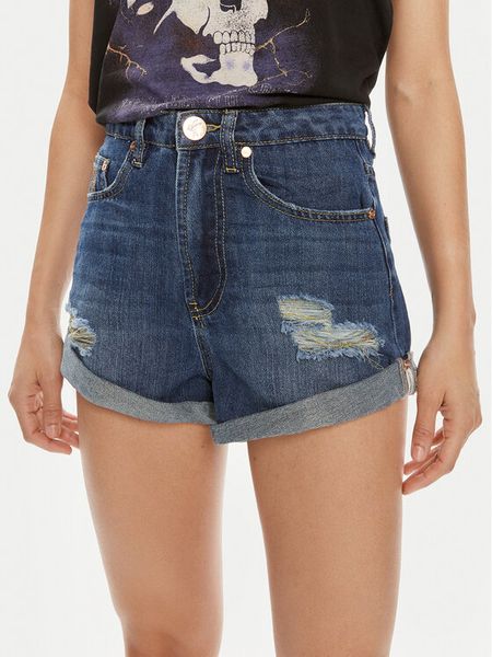 One Teaspoon Szorty jeansowe Bandits 26275 Niebieski Relaxed Fit. Niebieskie szorty One Teaspoon, bez wzorów, z bawełny. Za 469.99 zł.