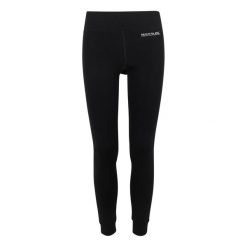 Legginsy damskie ocieplane Thermal Stretch. Czarne legginsy Regatta, bez wzorów, z materiału. Za 179.99 zł.