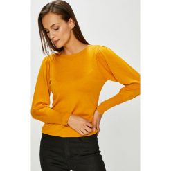 Only - Sweter. Czerwone swetry Only, s, bez wzorów, z dzianiny, bez ramiączek. W wyprzedaży za 69.90 zł.