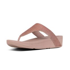Sandały damskie FitFlop Lottie™ Glitzy. Szare sandały FIT FLOP, bez wzorów, z materiału, eleganckie, bez obcasa, bez zapięcia. Za 422.00 zł.
