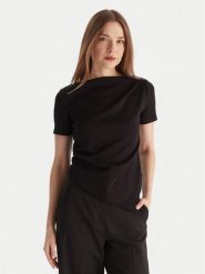 Vero Moda Bluzka Nelli 10335687 Czarny Regular Fit. Czarne bluzki Vero Moda, s, bez wzorów, z syntetyku, bez kołnierzyka, bez ramiączek. Za 109.99 zł.