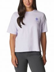 Columbia Koszulka "North Cascades™" w kolorze fioletowym rozmiar: XL. Różowe bluzki Columbia, xl, bez wzorów, z bawełny, bez kołnierzyka, bez ramiączek. Za 66.31 zł.