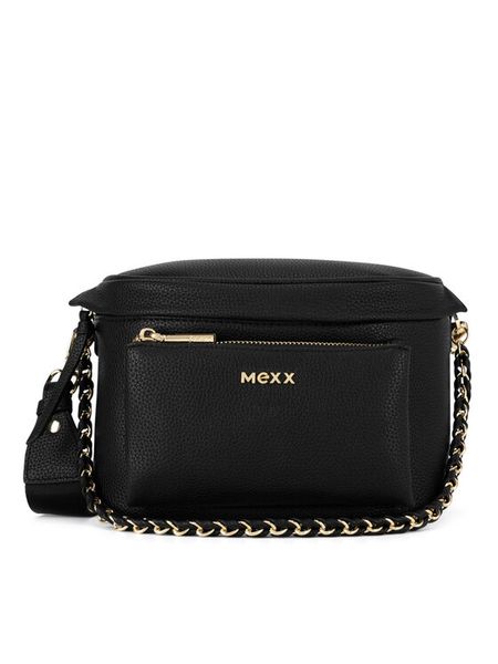 MEXX Torebka CEO-MEXX-S-005-07 Czarny. Czarne listonoszki Mexx, bez wzorów, z tworzywa sztucznego, bez dodatków. Za 169.99 zł.