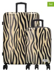 ZEBRA Walizki (2 szt.) w kolorze żółtym rozmiar: onesize. Żółte walizki ZEBRA, bez wzorów. Za 556.99 zł.