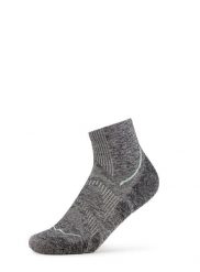 Skarpety biegowe Buff Dryflx Quarter Sock DQ. Szare skarpety Buff, bez wzorów, z elastanu. Za 103.39 zł.