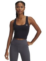Under Armour Top sportowy "Motion Tank EMEA" w kolorze czarnym rozmiar: S. Czarne koszulki sportowe Under Armour, bez wzorów, bez ramiączek, outdoorowe. Za 104.95 zł.
