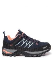 CMP Trekkingi Rigel Low Wmn Trekking Shoes Wp 3Q13246 Granatowy. Niebieskie obuwie sportowe CMP, ze skóry, trekkingowe. Za 373.69 zł.