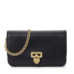 Torebka LAUREN RALPH LAUREN. Czarne torebki klasyczne Lauren Ralph Lauren, bez wzorów, bez dodatków. Za 589.99 zł.