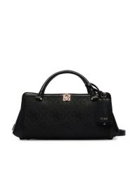 Guess Torebka Audrey Logo HWJG97 55060 Czarny. Czarne torebki klasyczne Guess, z aplikacjami, z materiału, bez dodatków. Za 634.99 zł.