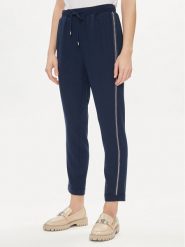 Liu Jo Sport Spodnie materiałowe TA4088 TS423 Granatowy Regular Fit. Niebieskie spodnie materiałowe Liu Jo Sport, s, bez wzorów, z materiału. Za 319.99 zł.