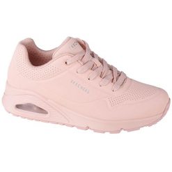 Buty sportowe Sneakersy damskie, Uno Frosty Kicks. Czerwone obuwie sportowe Skechers, bez zapięcia, trekkingowe, Skechers Sport. Za 369.99 zł.