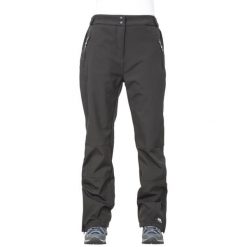 Trespass Squidge Ii - Damski softshell Trs czarny. Czarne spodnie sportowe Trespass, na lato, z aplikacjami, z softshellu, trekkingowe. Za 340.99 zł.