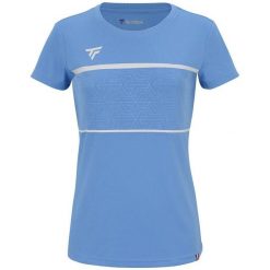 Koszulka damska Tecnifibre Team Tech. Niebieskie koszulki sportowe TECNIFIBRE, bez wzorów, bez ramiączek, tenisowe. Za 169.99 zł.
