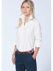 Polo Sylt Koszula - Regular fit - w kolorze białym rozmiar: M. Białe koszule Polo Sylt, m, bez wzorów, z bawełny, bez kołnierzyka, bez ramiączek. Za 158.47 zł.