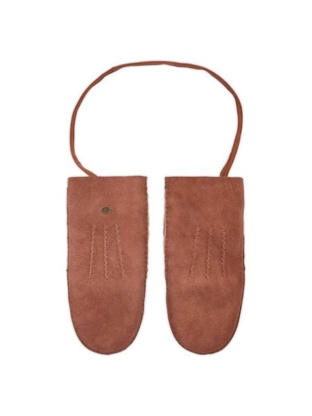 EMU Australia Rękawiczki Damskie Birrarung W7011 Brązowy. Brązowe rękawiczki EMU Australia, bez wzorów, ze skóry. Za 349.99 zł.