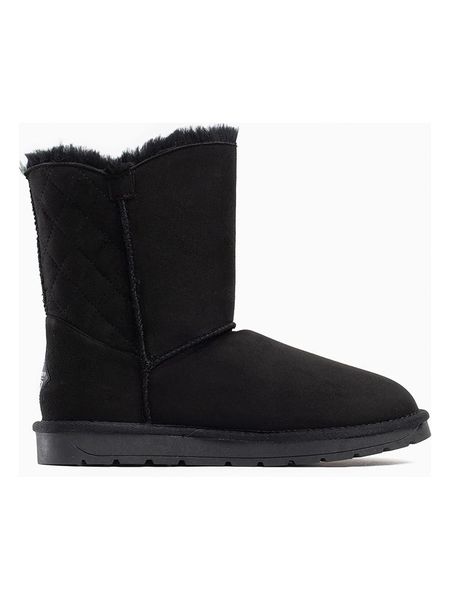 ISLAND BOOT Botki zimowe "Zasha" w kolorze czarnym rozmiar: 37. Czarne botki Island Boot, na zimę, bez wzorów, z materiału, bez obcasa, bez zapięcia. Za 165.99 zł.