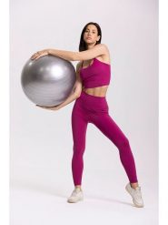Onamaste Legginsy sportowe "Mantra" w kolorze różowym rozmiar: S/M. Różowe legginsy Onamaste, m, bez wzorów, z materiału, z podwyższonym stanem, outdoorowe. Za 150.45 zł.