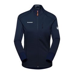 Bluza trekkingowa damska Mammut Taiss Light ML. Niebieskie bluzy Mammut, xl, bez wzorów, bez kaptura. Za 479.99 zł.