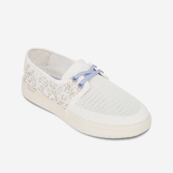 Second Life - Buty plażowe espadryle damskie Decathlon... - Stan Doskonały. Białe espadryle DECATHLON, bez wzorów, z materiału, bez obcasa, bez zapięcia. Za 101.99 zł.