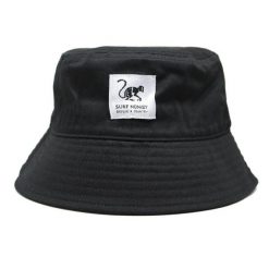 Kapelusz - 100% Bawełna / Dorośli / Bez sznurka (Czarny). Szare kapelusze SURF MONKEY, bez wzorów, z bawełny. Za 159.95 zł.