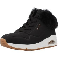 Buty SKECHERS 310539L UNOFALL AIR Czarny. Czarne trekkingi Skechers, ze skóry, trekkingowe. Za 286.99 zł.