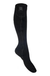 Damskie skarpety jeździeckie HKM Keep Warm ohne Akku. Niebieskie skarpety HKM, bez wzorów, z materiału. Za 189.50 zł.