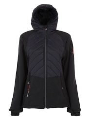 Peak Mountain Kurtka softshellowa "Ander" w kolorze czarnym rozmiar: M. Czarne kurtki sportowe Peak Mountain, m, bez wzorów, bez kaptura, outdoorowe. Za 274.95 zł.