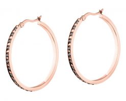 Kolczyki ze stali szlachetnej z markasytami - koło. Kolczyki Artelioni, ze stali. Za 199.00 zł.