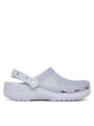Crocs Klapki Classic Frosted Clog 210928 Fioletowy. Fioletowe klapki Crocs, bez wzorów, z tworzywa sztucznego, bez obcasa. Za 239.99 zł.