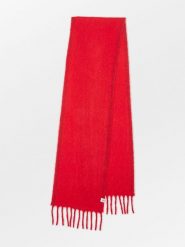 Becksöndergaard Szal w kolorze czerwonym - 210 x 26 cm rozmiar: onesize. Czerwone szaliki Becksöndergaard, bez wzorów, z materiału. Za 295.99 zł.