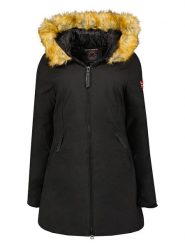 Geographical Norway Parka "Adelaide" w kolorze czarnym rozmiar: S. Czarne parki Geographical Norway, s, bez kaptura. Za 157.73 zł.