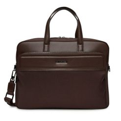 Torba na laptopa GINO ROSSI. Brązowe torby na laptopa Gino Rossi, bez wzorów. Za 279.99 zł.