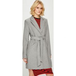 Vero Moda - Płaszcz. Szare płaszcze Vero Moda, l, bez wzorów, z bawełny, bez kaptura. W wyprzedaży za 189.90 zł.