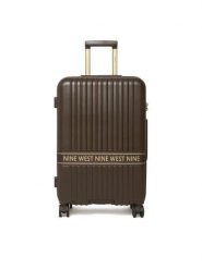 Nine West Walizka średnia CEO-NW-M-001-10 Brązowy ciemny. Brązowe walizki Nine West, bez wzorów, średnie. Za 359.99 zł.