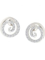 Diamant Vendôme Złote kolczyki-wkrętki z diamentami rozmiar: onesize. Szare kolczyki Diamant Vendöme, z diamentem, złote. Za 935.99 zł.