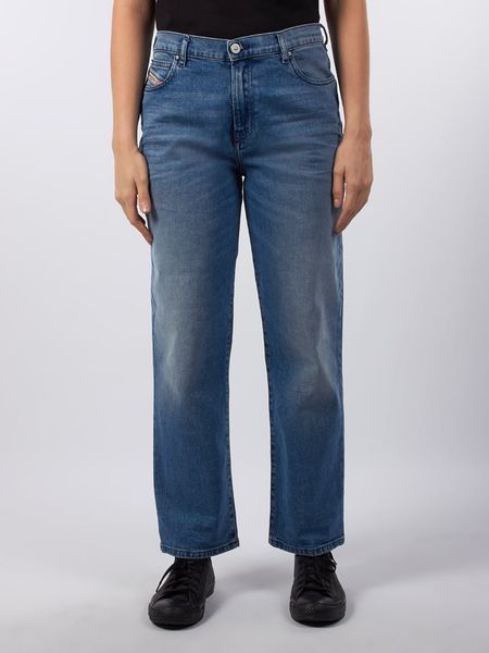 Diesel Clothes Dżinsy "Niclah" - Regular fit - w kolorze niebieskim rozmiar: W23/L32. Niebieskie jeansy Diesel Clothes, l, z aplikacjami. Za 131.74 zł.