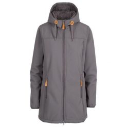 Trespass Kristen - Damski softshell Jkt Carbon. Szare kurtki sportowe Trespass, bez wzorów, z futra, bez kaptura, do jazdy konnej. Za 417.99 zł.