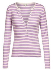 Herrlicher Koszulka w kolorze fioletowym rozmiar: M. Różowe bluzki Herrlicher, m, bez wzorów, z bawełny, bez kołnierzyka, bez ramiączek. Za 130.99 zł.