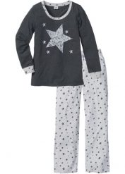 Piżama. Szare piżamy bonprix, bez wzorów, bez ramiączek. Za 84.99 zł.
