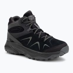 Buty turystyczne damskie Merrell Yokota 3 Mid Gtx. Czarne trekkingi Merrell, trekkingowe. Za 529.99 zł.