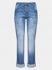 Please Jeansy P0VVBQ2W6E Niebieski Cropped Fit. Niebieskie jeansy Please, m, bez wzorów. Za 219.99 zł.