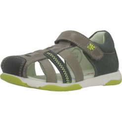 Sandały GARVALIN 202333 Niebieski. Zielone sandały Garvalin, bez wzorów, ze skóry, sportowe, bez obcasa, bez zapięcia. Za 129.99 zł.