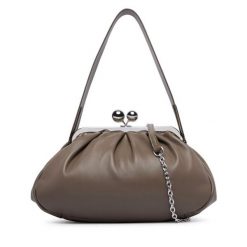 Torebka Weekend Max Mara. Brązowe torebki klasyczne Weekend Max Mara, bez wzorów, bez dodatków. Za 1,839.00 zł.