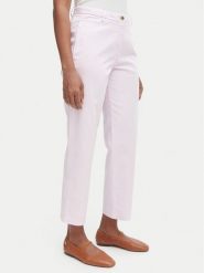 Tommy Hilfiger Chinosy WW0WW49647 Fioletowy jasny Slim Fit. Fioletowe spodnie materiałowe TOMMY HILFIGER, bez wzorów, z bawełny. Za 489.99 zł.