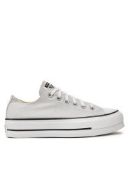 Converse Trampki Chuck Taylor All Star Lift Platform Ox A11538C Szary. Szare trampki Converse, bez wzorów, z materiału, bez zapięcia. Za 259.99 zł.