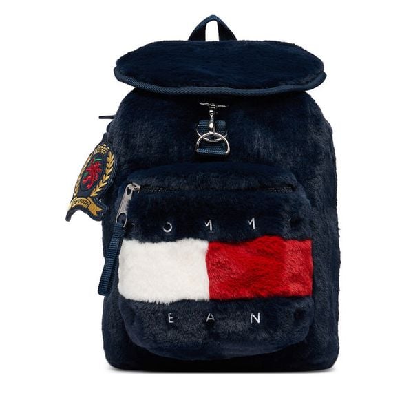 Plecak Tommy Jeans. Niebieskie plecaki Tommy Jeans, bez wzorów, z jeansu. Za 489.99 zł.