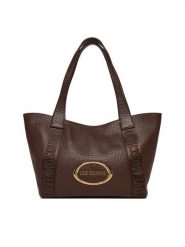 LOVE MOSCHINO Torebka JC4337PP0NK1431A Brązowy. Brązowe torebki klasyczne Love Moschino, bez wzorów, ze skóry, bez dodatków. Za 1,009.00 zł.